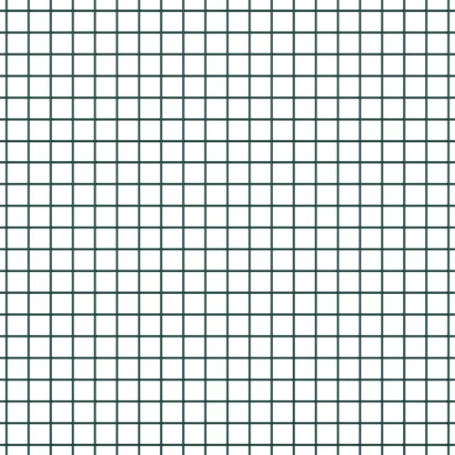  Hegesztett Drótkerítés 7 Flangált Poszttal Zöld 0.8x10 m Acél