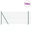  Hegesztett Drótkerítés 7 Flanged Oszloppal Zöld 0.8x10 m Acél