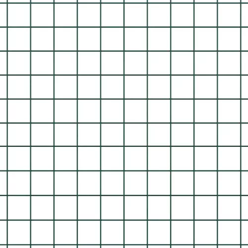  Hegesztett Drótkerítés 13 Flangolt Oszloppal Zöld 0.6x25 m Acél