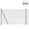  Hegesztett Drótkerítés 13 Kónikus Oszloppal Zöld 1.6x25 m Acél