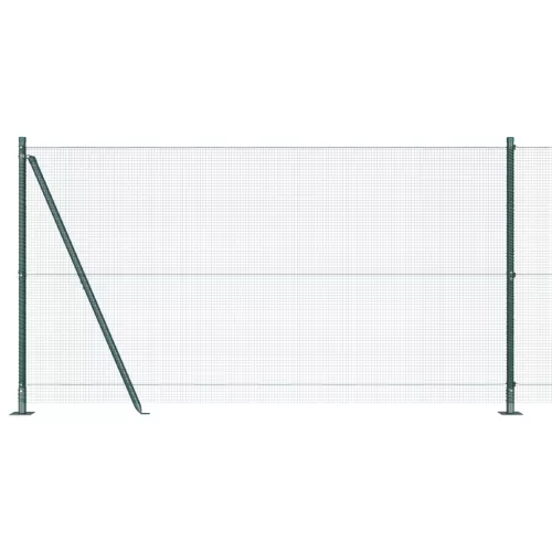  Hegesztett Drótfence 13 Flanged Oszloppal Zöld 1.2x50 m Acél