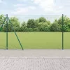  hegesztett drótháló kerítés 13 lábazatos oszloppal Zöld 1.4x50 m Acél