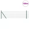  Hegesztett Drótkerítés 13 Flanged Posttal Zöld 0,4x100 m Acél