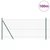  Hegesztett Drótkerítés 13 Felfogott Oszloppal Zöld 0.8x100 m Acél