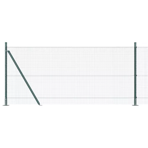  Hegesztett Drótkerítés 13 Flanged Posttal Zöld 1x100 m Acél