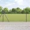  Hegesztett Drótkert 13 Furatos Oszloppal Szürke 0.8x100 m Acél