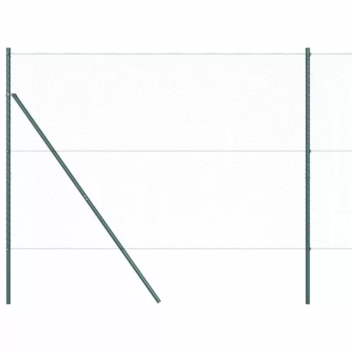  Kerítésoszlop Zöld 25 x 1,5 m (25 mm háló) Acél