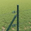  Kerítésoszlop Zöld 50 x 0,5 m (25 mm háló) Acél és PVC