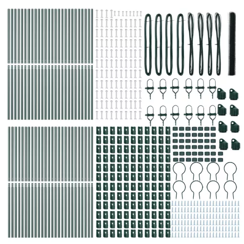  Hatszögletű Kerítés Zöld 1.6x100 m Acél