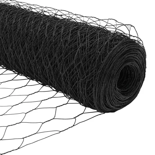  Hatszögű Kerítés Szürke 0.5x10 m Acél