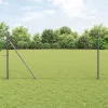  Kerítésoszlop Szürke 25 x 1 m (50 mm-es háló) Acél