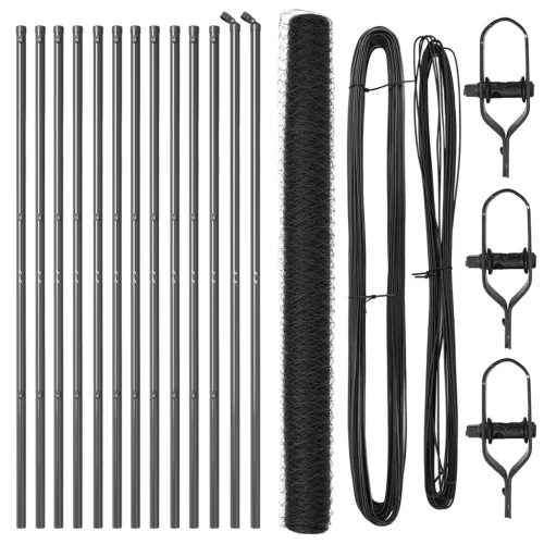  Hatszögletű kerítés Szürke 1.6x25 m Acél