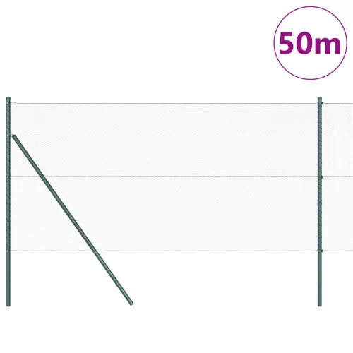 Hatszögletű kerítés szürke 1.4x50 m acél