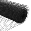 Hatszögletű kerítés szürke 1.4x50 m acél