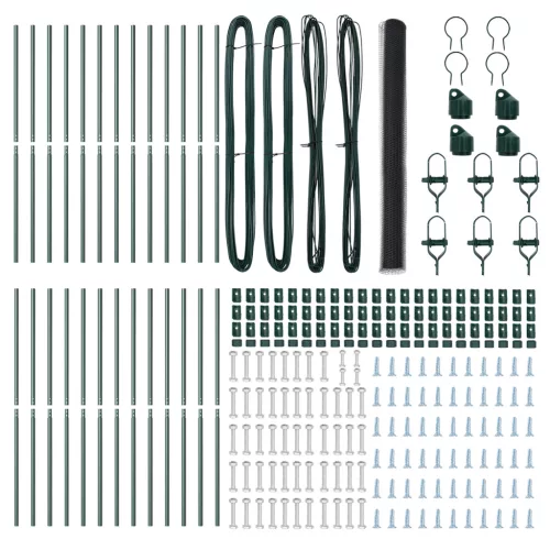  Határoló Kerítés Szürke 1,5x50 m Acél