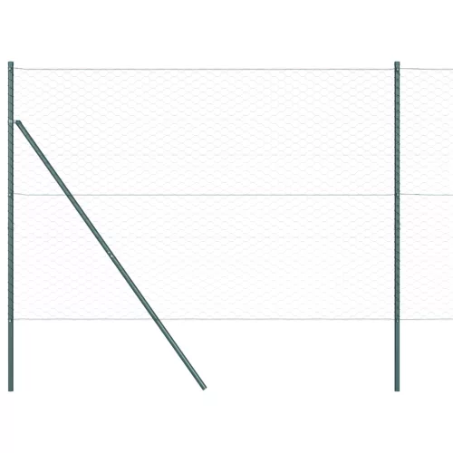  Határoló Kerítés Szürke 1,5x50 m Acél