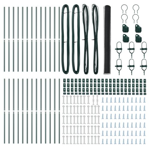  Hatszögletű kerítés Szürke 1.6x50 m Acél