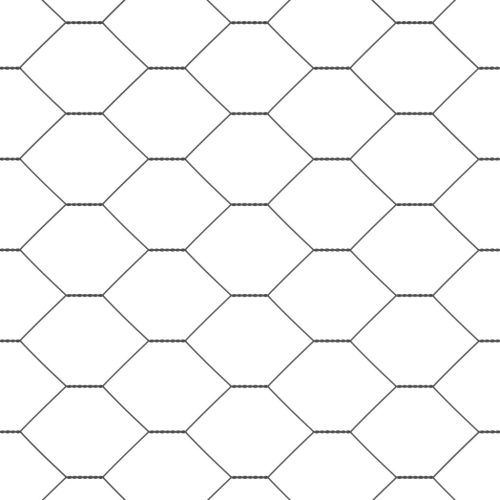  Hatszögletű kerítés Szürke 1.6x50 m Acél