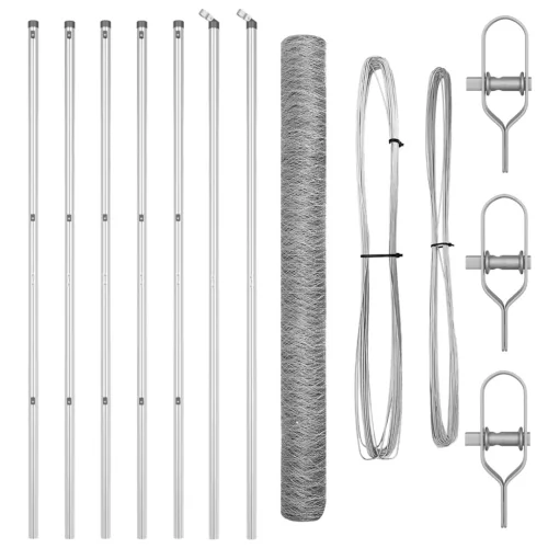  Hatszögletű Kerítés 1.6x10 m Horganyzott acél