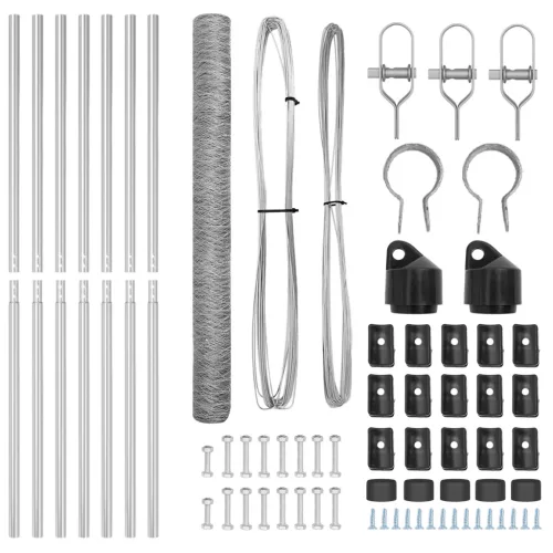  Hatszögletű Kerítés 1.6x10 m Horganyzott acél
