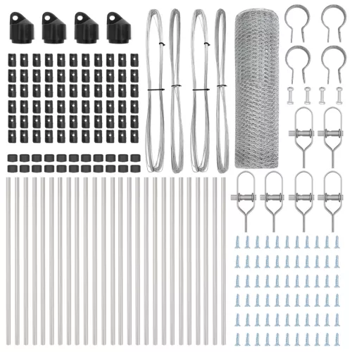  Hatszögű kerítés 0,6x50 m horganyzott acélból
