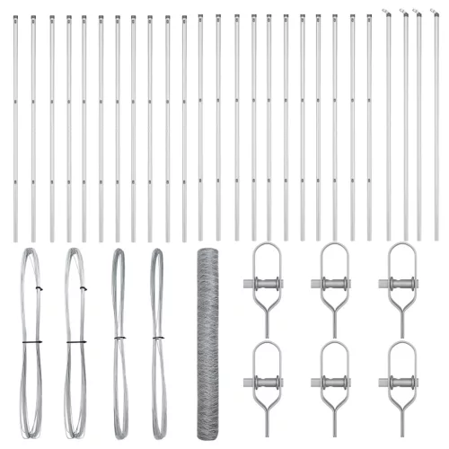  Hatszögletű kerítés 1.4x50 m Horganyzott acél