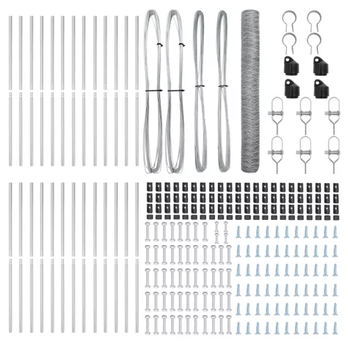  Hatszögletű kerítés 1.4x50 m Horganyzott acél