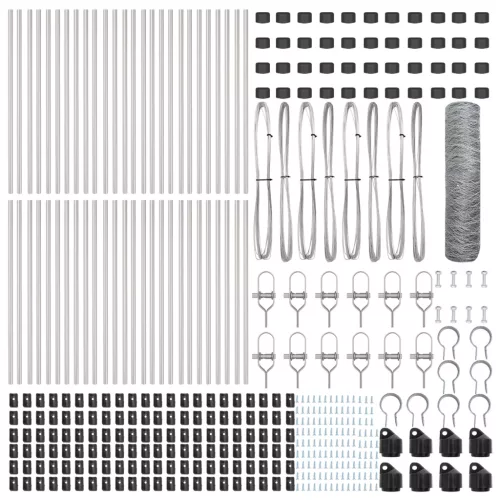 Hatszögletű kerítés 0.8x100 m Galvanizált acél