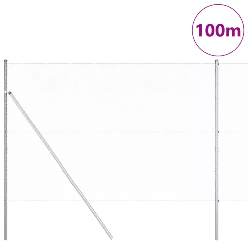  Hatszögletű kerítés 1.6x100 m horganyzott acél