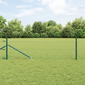  Hexagon Kerítés Zöld 0.4x10 m Acél