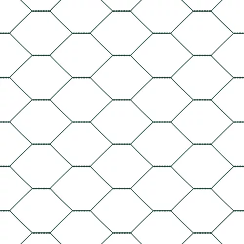  Hexagon kerítés Zöld 0.5x10 m Acél