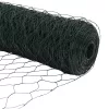  Hexagon kerítés Zöld 0.5x10 m Acél