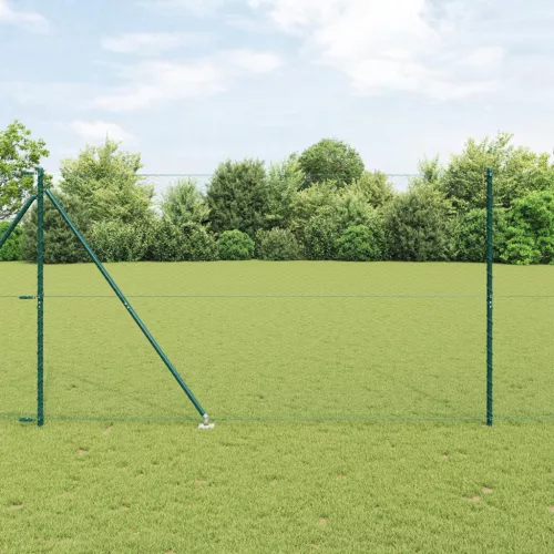  Hexagon kerítés Zöld 1,5x10 m Acél