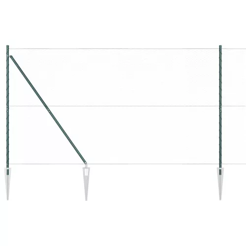  Kerítésoszlop Zöld 25 x 1,5 m (25 mm háló) Acél