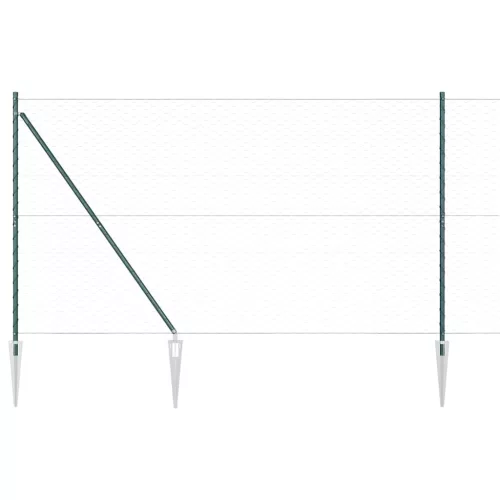  Kerítésoszlop Zöld 25 x 1,5 m (50 mm háló) Acél
