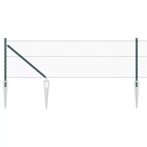  Hatszögletű Kerítés Zöld 0.6x50 m Acél