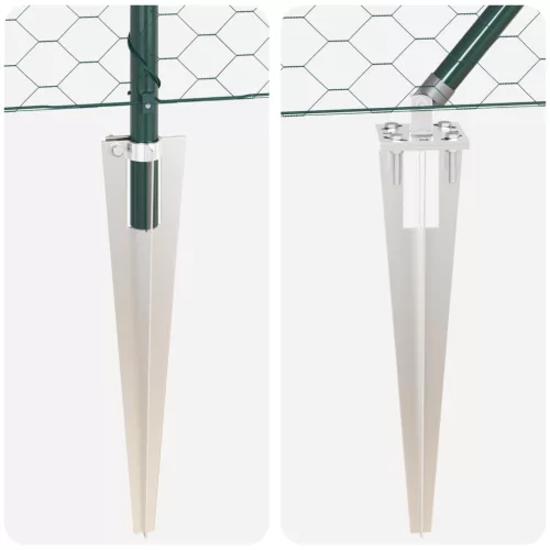  Hatzög kerítés Zöld 0.5x100 m Acél