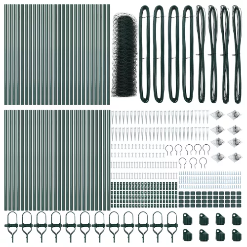  Hatszög kerítés Zöld 0.6x100 m Acél
