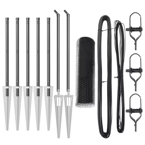  Hatszögletű kerítés Szürke 0.6x10 m Acél