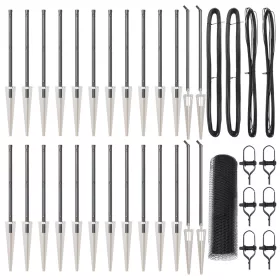  Hatszögletű Kerítés Szürke 0.5x50 m Acél