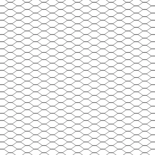  Hatszög kerítés Szürke 1,5x50 m Acél