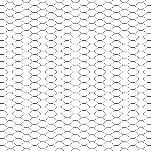  Kerítésoszlop Szürke 100 x 0,5 m (13 mm háló) Acél és PVC