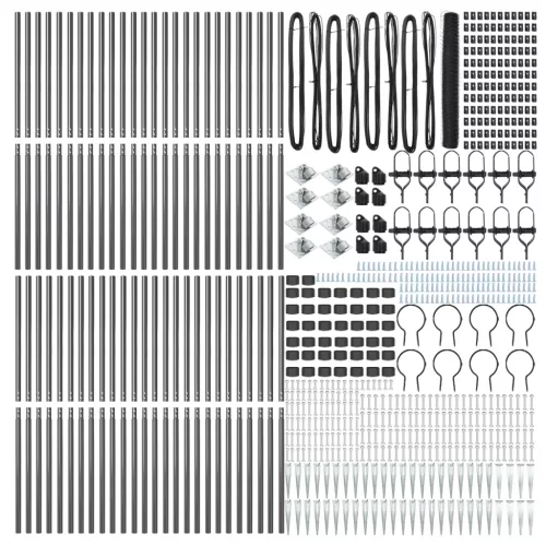  Hatszögletű kerítés Szürke 1.2x100 m Acél