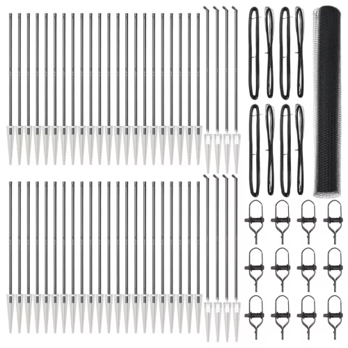  Hatszögletű Kerítés Szürke 1.4x100 m Acél