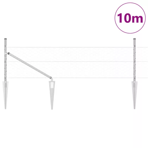  Hatszögletű Kerítés 0.4x10 m Horganyzott Acél