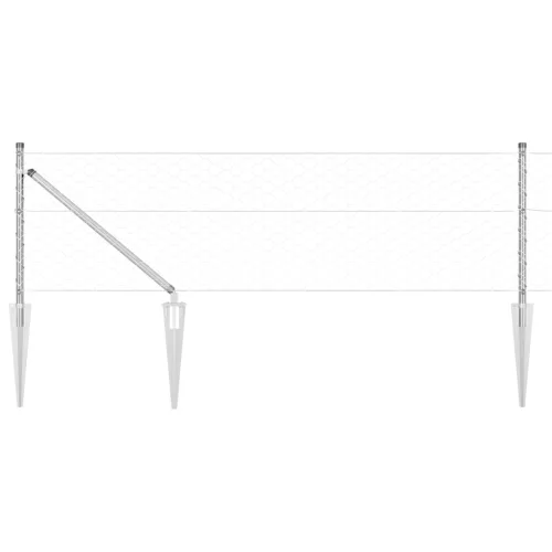  Hatszögű kerítés 0.6x10 m horganyzott acélból