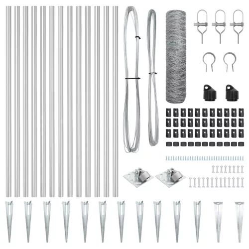  Hexagon Fence 0.8x10 m Galvanizált acél
