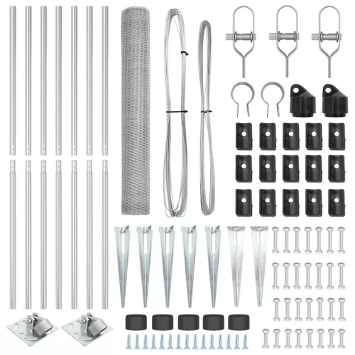  Hatszögletű kerítés 1,4x10 m horganyzott acél