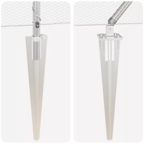  Hatszögletű kerítés 1,4x10 m horganyzott acél