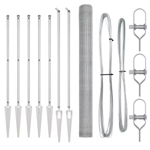  Hatszögletű Kerítés 1.6x10 m Galvanizált Acél